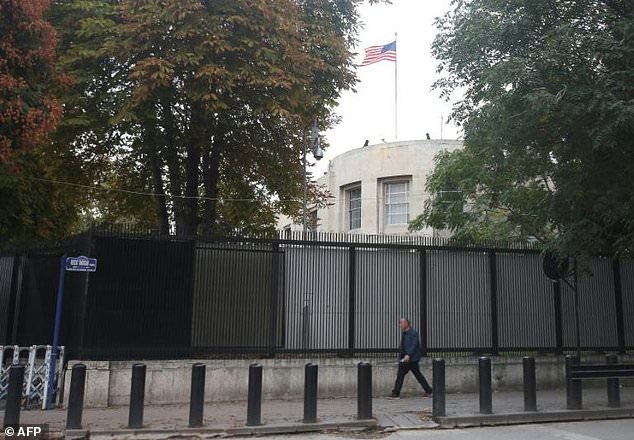 U.S. embassy in Ankara, Turkey.
