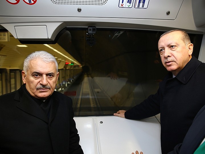 Erdogan, Turkey, metro line, driverless, Istanbul
