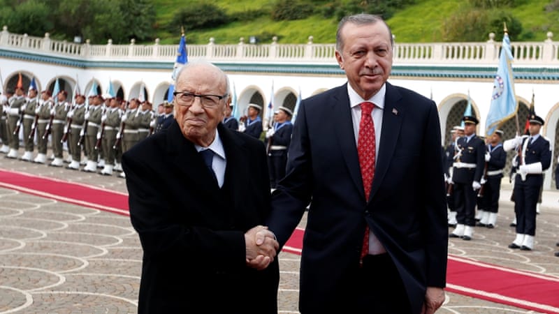Erdogan, Tunisia, visit, Tunisian journalists, protest, Turkish journalists