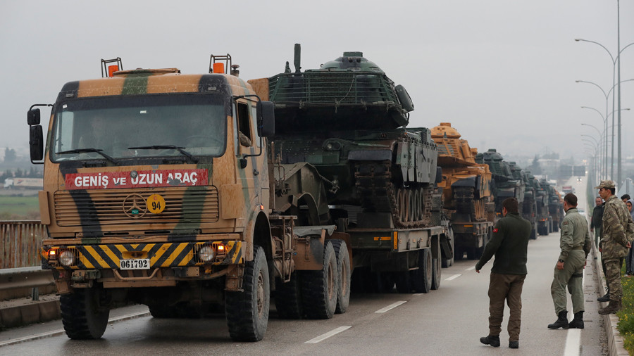 Turkey, Afrin, Syria, military convoy, Kurdish enclave, Defense Minister