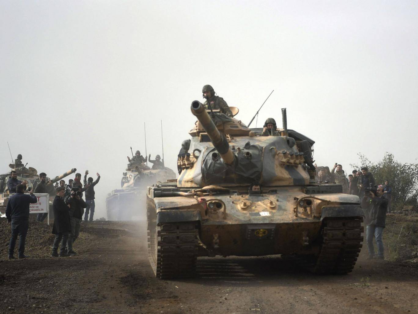 Turkish tanks, Syria, Afrin, opposition, union