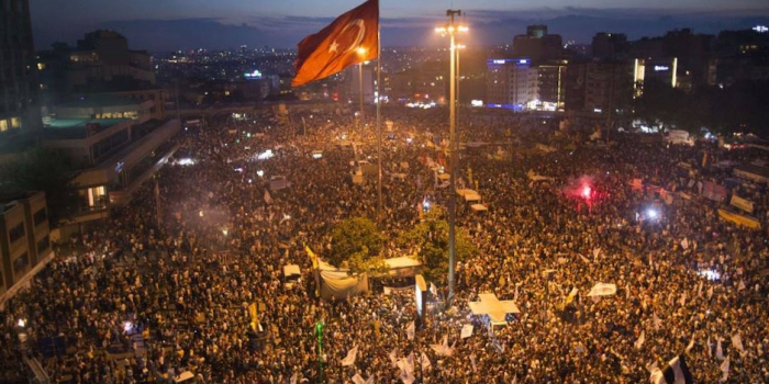 Turks mark Gezi Park protests