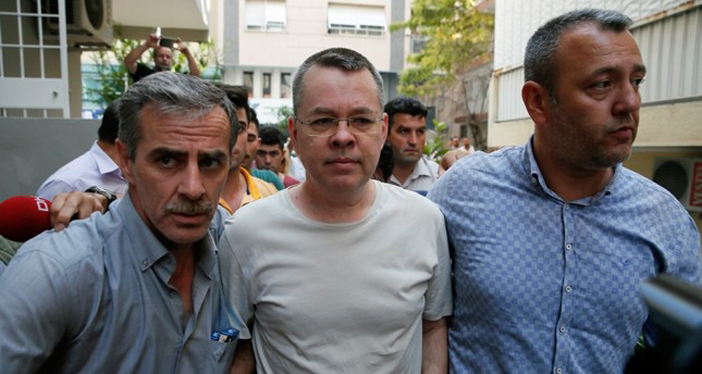 U.S. Pastor Andrew Brunson released from jail and placed under house arrest