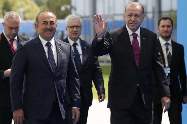 Foreign Minister Cavusoglu and President Erdogan are in Brussels for NATO summit