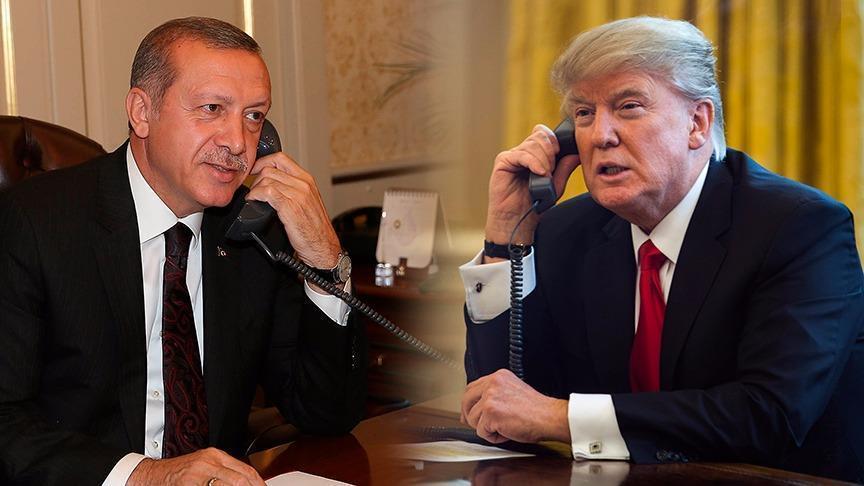 Erdogan and Trump speak on the phone