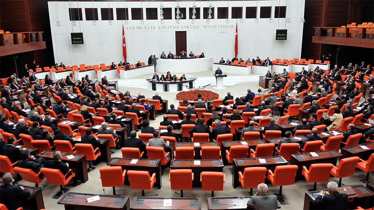 Turkish lawmakers in Parliament