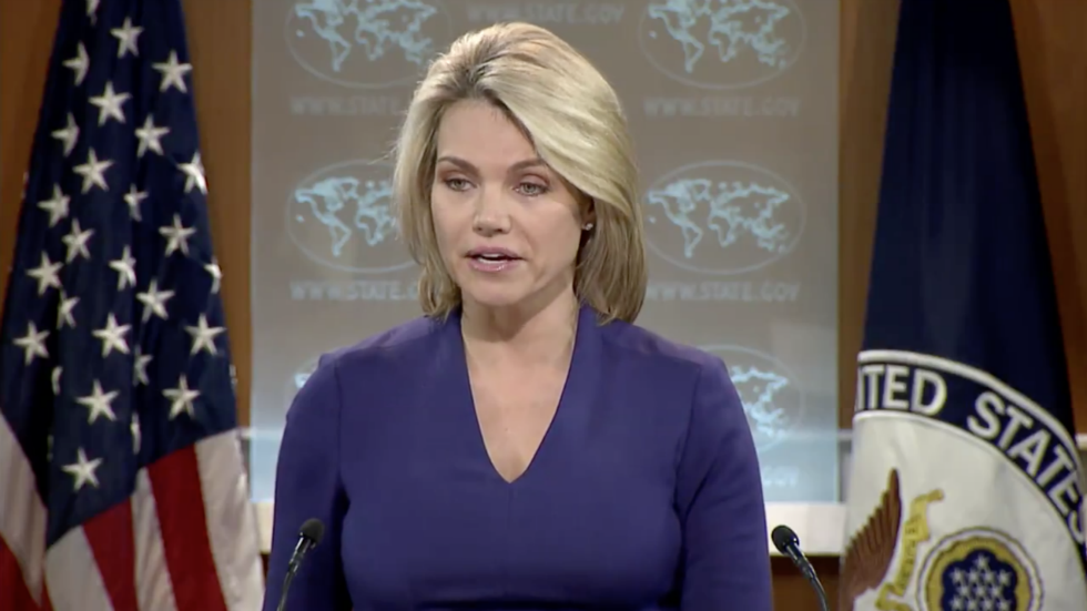 U.S. State Department spokeswoman Heather Nauert