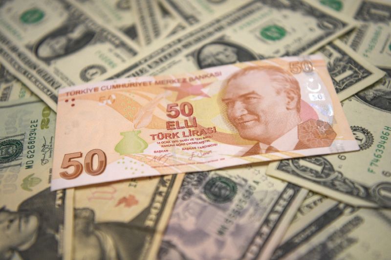 Turkish lira tumbles against the U.S. dollar